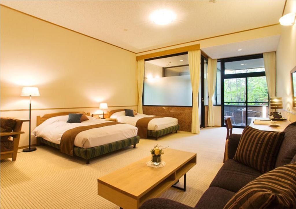 Nakao Kogen Hotel Kazaguruma تاكاياما الغرفة الصورة